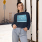 Westport Ugly Holiday Women's Cropped Fleece Pullover