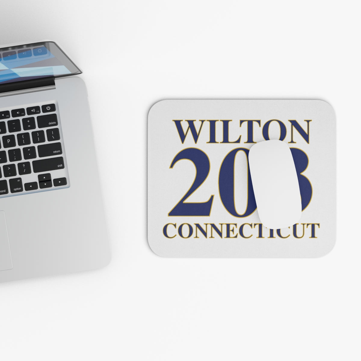 Wilton 203 Connecticut Mouse Pad (Rectangle)