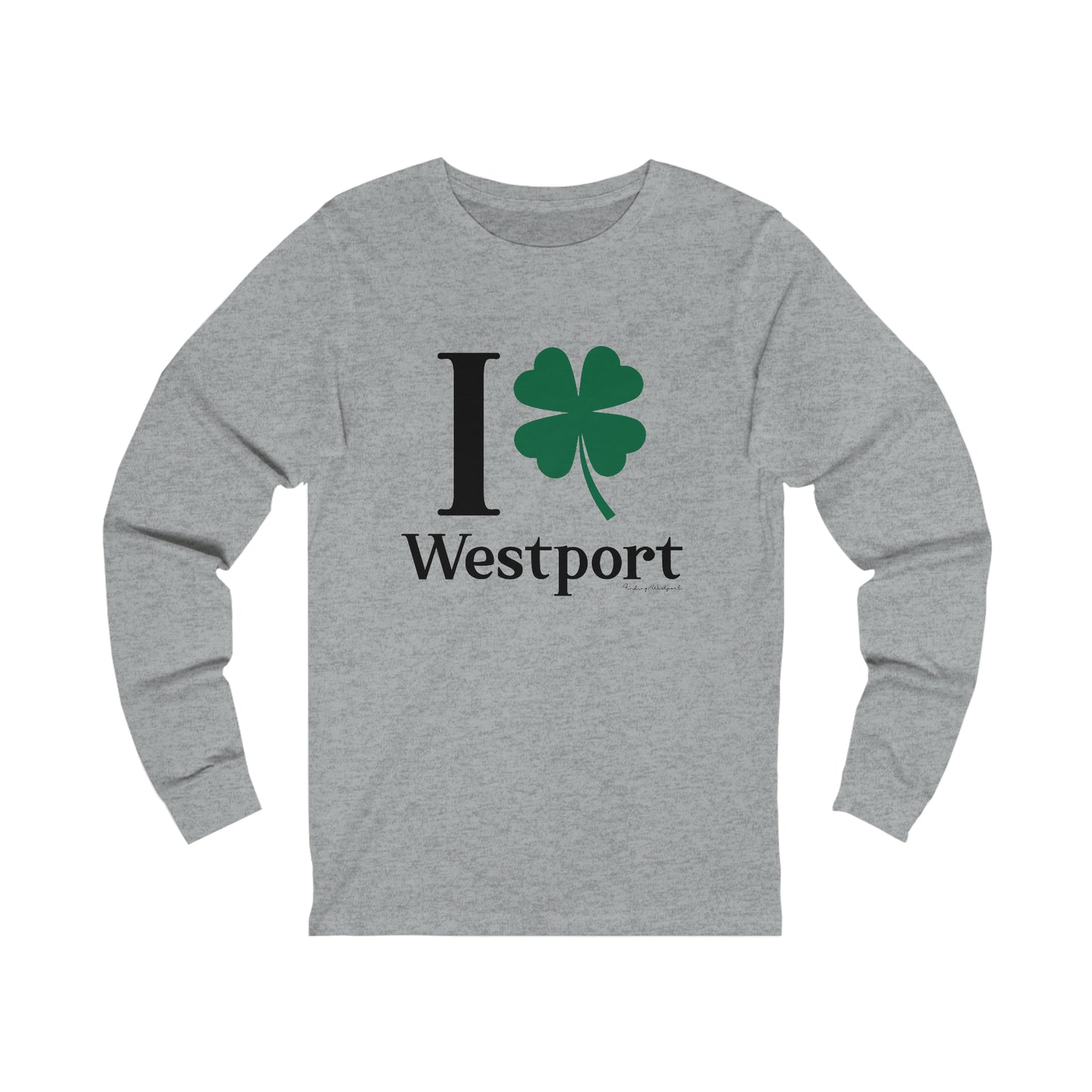 westport connecticut st patricks day shirt, i clover westport