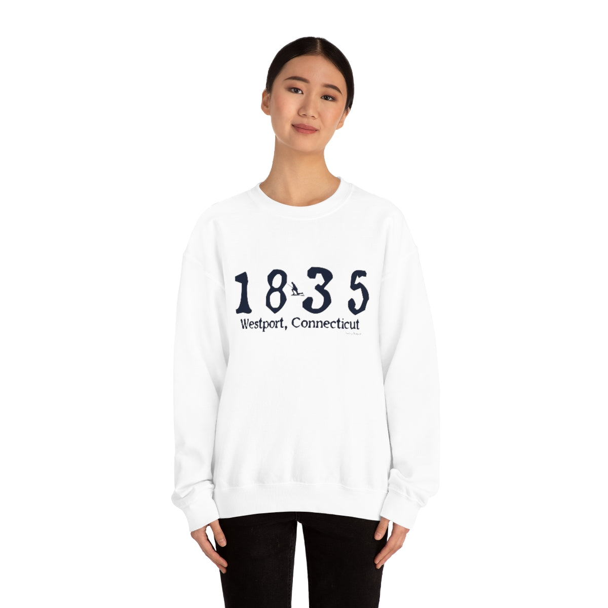 1835 Small Minuteman Unisex Heavy Blend™ Crewneck Sweatshirt