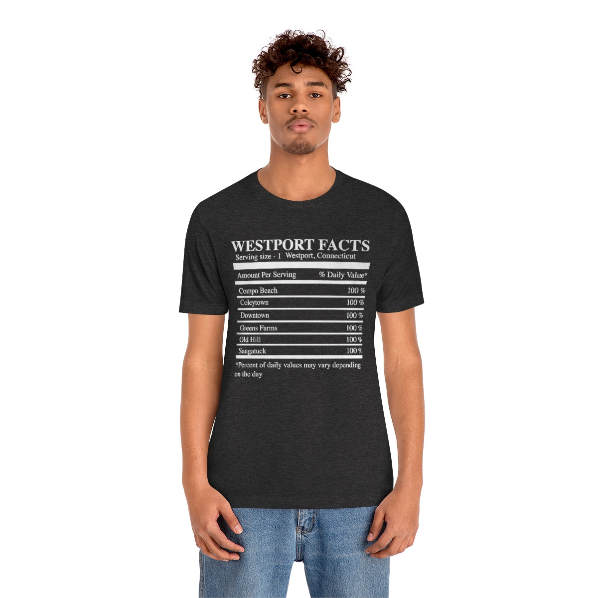 Westport Facts Unisex Jersey Short Sleeve Tee