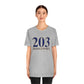 203 Bridgeport Unisex Jersey Short Sleeve Tee