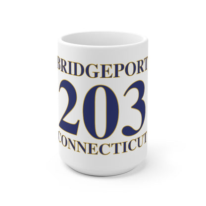 Bridgepoort 203 Connecticut mug // Bridgpeort ct // Finding Connecticut