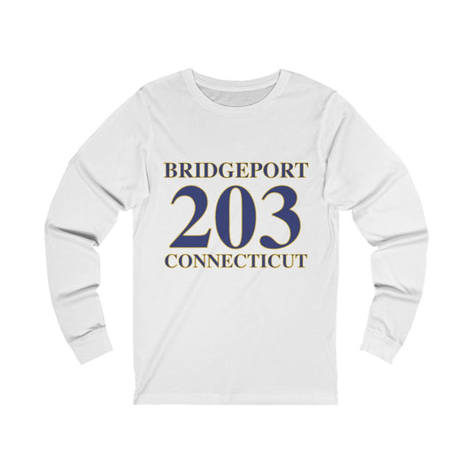 bridgeport 203 connecticut long sleeve tee shirt