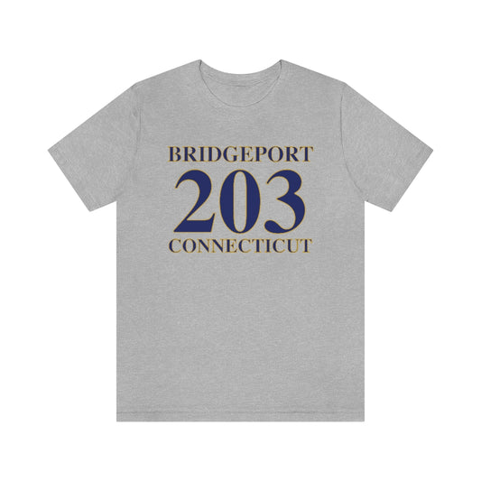 Bridgeport 203 Connecticut  unisex t shirt // Bridgeport CT// Finding Connecticut