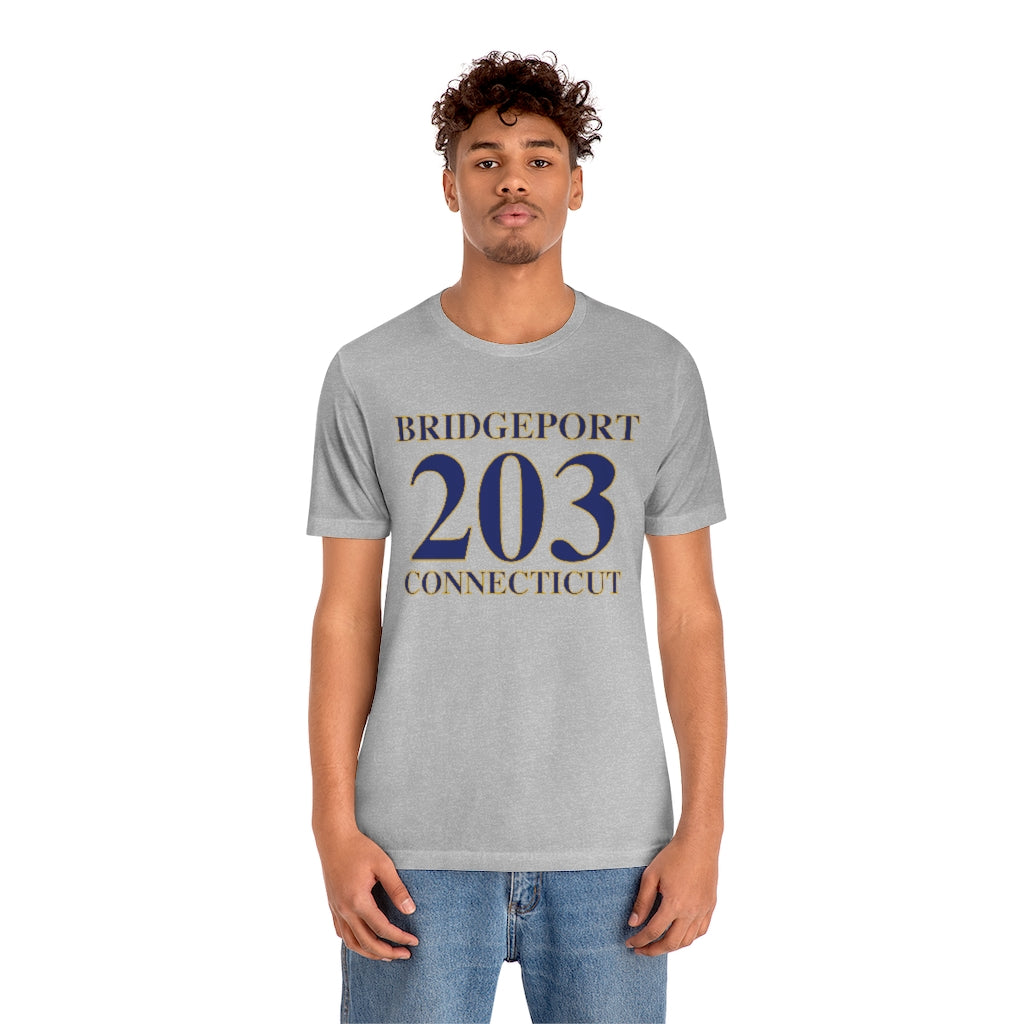 Bridgeport 203 Connecticut  unisex t shirt // Bridgeport CT// Finding Connecticut