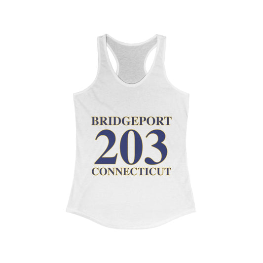Bridgeport 203 Connecticut womens tank top shirt
