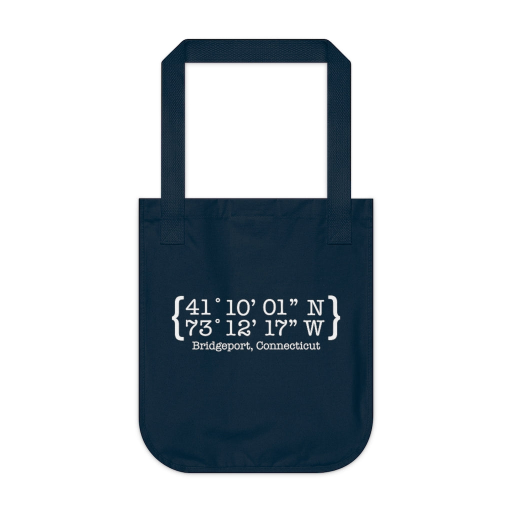 Bridgeport Coordiantes tote bag // bridgeport, CT// Finding Conencticut