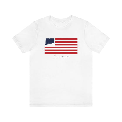 ct / connecticut tee shirt // Connecticut flag // Connecticut unisex t shirt // finding connecticut patriot 