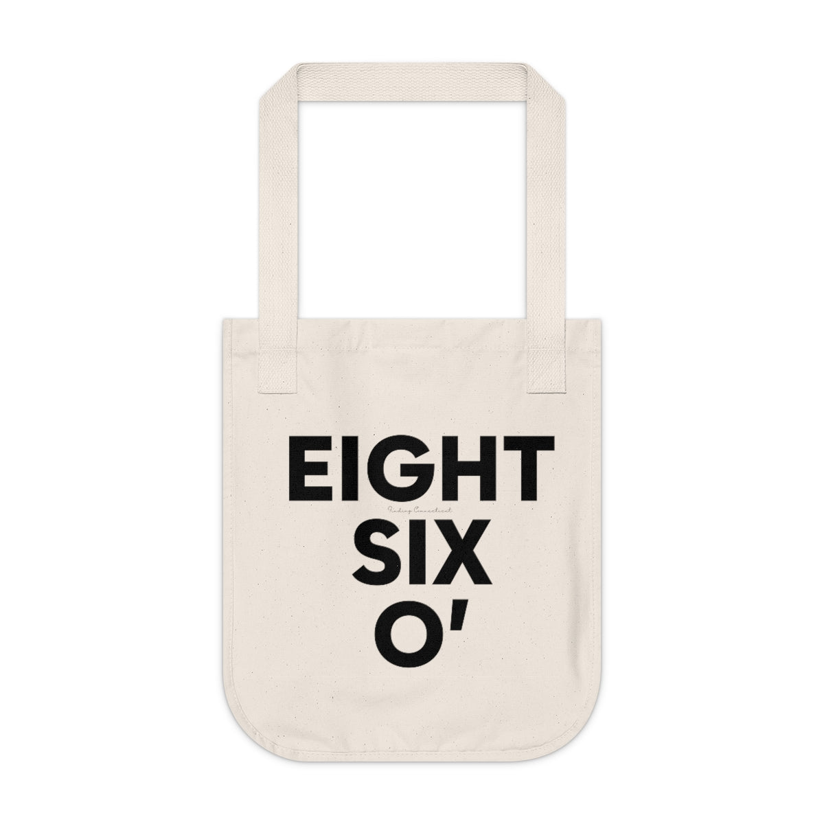 Eight six oh 860 tote bag // connecticut gifts and merch // finding connecticut 