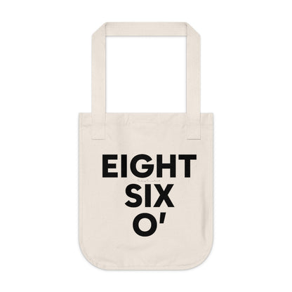 Eight six oh 860 tote bag // connecticut gifts and merch // finding connecticut 