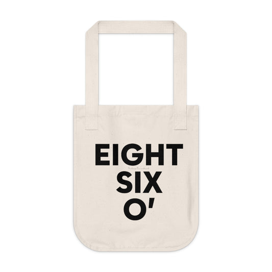 Eight six oh 860 tote bag // connecticut gifts and merch // finding connecticut 