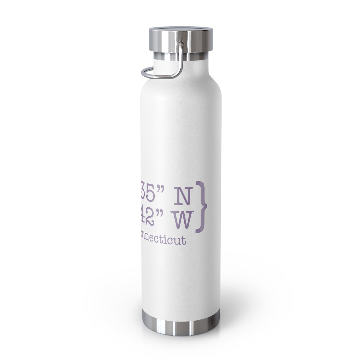 Greenwich Coordinates // Greenwich Connecticut water bottle  // Finding Connecticut 