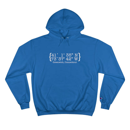 greenwich ct / connecticut unisex sweatshirt 

Greenwich Coordinates // greenwich CT champion hoodie sweatshirt  // finding connecticut