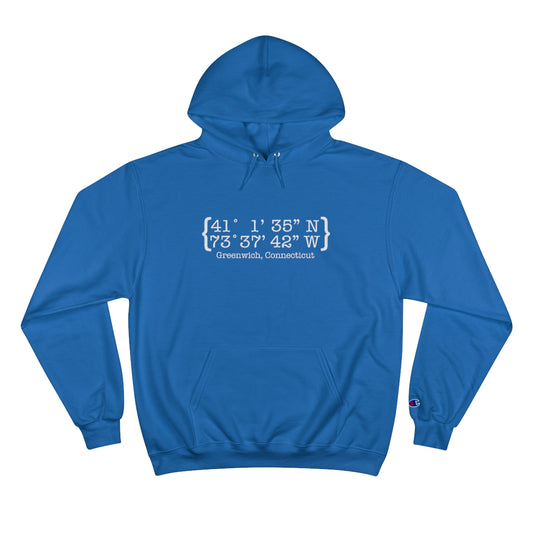 greenwich ct / connecticut unisex sweatshirt 

Greenwich Coordinates // greenwich CT champion hoodie sweatshirt  // finding connecticut