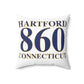 Hartford 860 Connecticut Spun Polyester Square Pillow  860 Hartford Collection. Inspired by the Connecticut flag and the 860! Show off for your pride for Connecticut and Hartford!   Proceeds of this collection go to help build Finding Connecticut’s website and brand. • Free USA shipping   Click here to go to our home page 

Hartford 860 Connecticut // Hartford Connecticut  pillow  // FInidng connecticut 