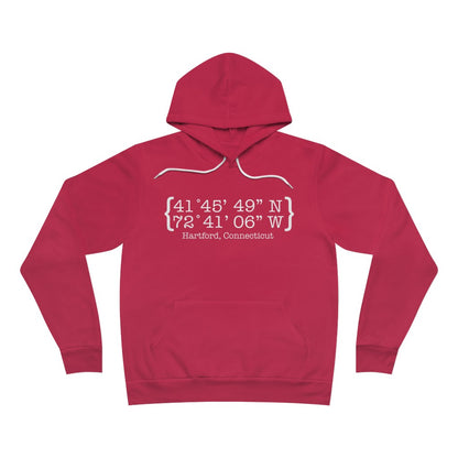 Hartford Coordinates Unisex Sponge Fleece Pullover Hoodie  Proceeds help grow Finding Connecticut's website and brand.   Click here to return to our home page.
Hartford Coordinates  // Hartford CT hoodie sweatshirt // finding connecticut 