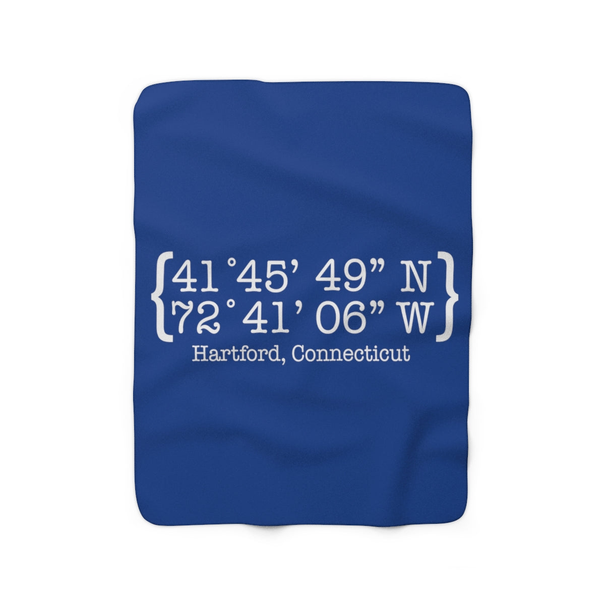 Hartford Coordinates Sherpa Fleece Blanket  Proceeds help grow Finding Connecticut's website and brand.   Click here to return to our home page.

Hartford Coordinates // Hartford Connecticut Blamket /// Finding Connecticut 