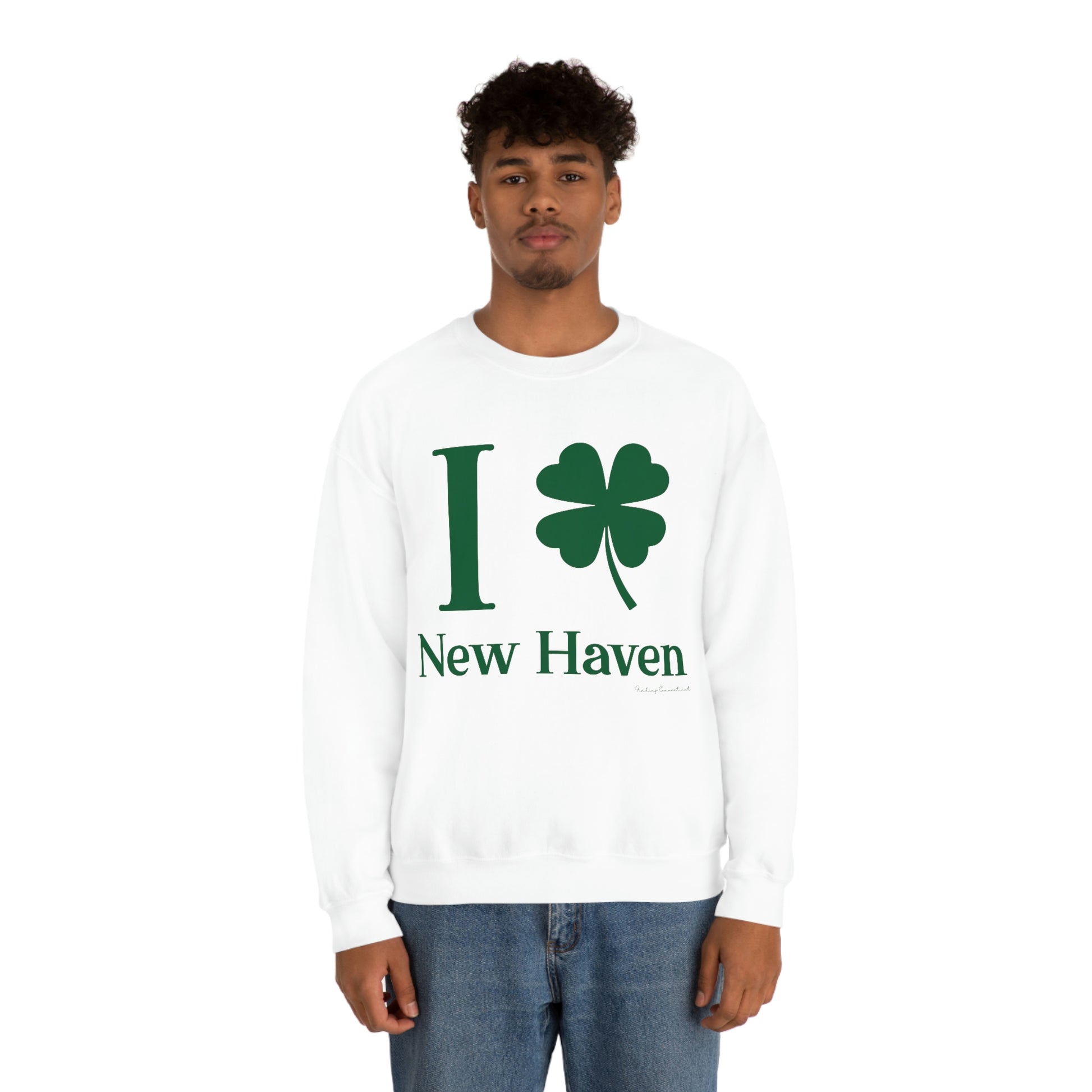 I Clover New Haven Sweatshirt  // new haven ct // finding connecticut