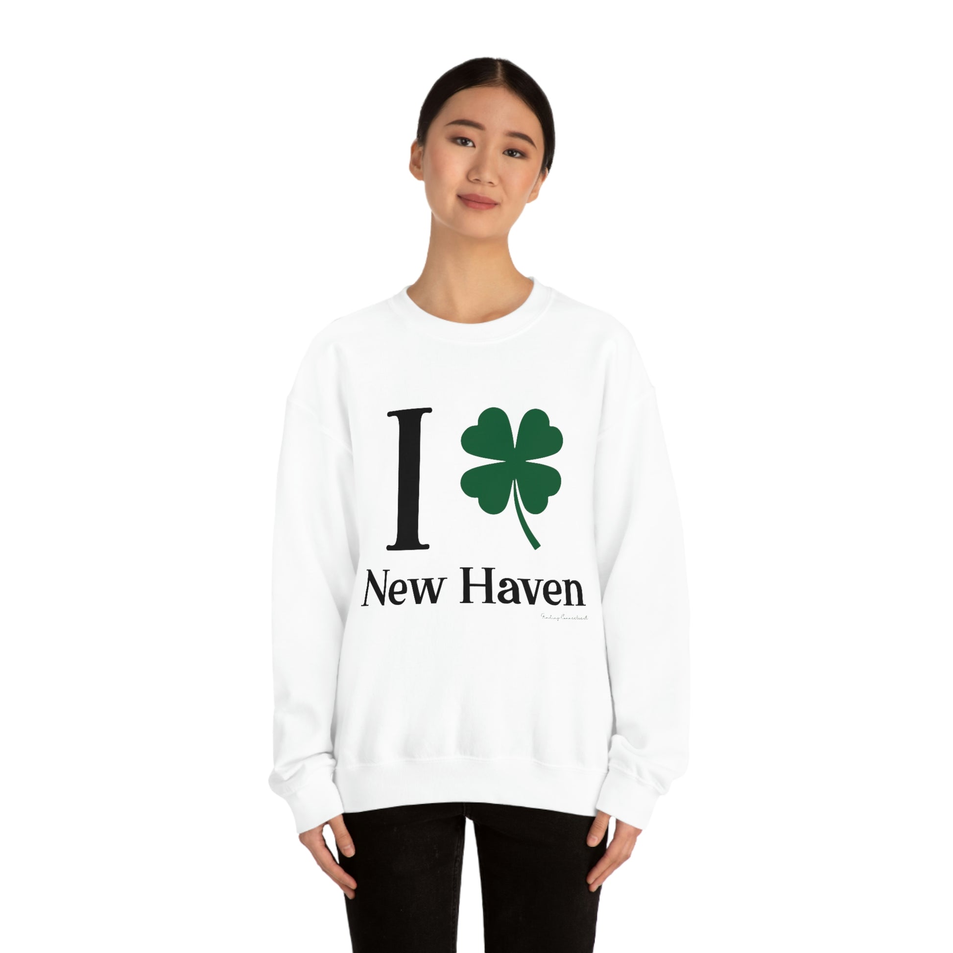 I Clover New Haven unisex sweathirt // new hven ct // finding connecticut 2
