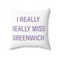 greenwich ct / connecticut piillow 

I Really Really Miss Greenwich /// Greenwich Connecticut pillows   // finding connecticut   