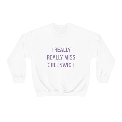 greenwich ct / connecticut sweatshirt

I Really Really Miss Greenwich /// Greenwich Connecticut unisex sweatshirts  // finding connecticut   