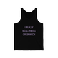 I Really Really Miss Greenwich /// Greenwich Connecticut unisex tank tops   / finding connecticut    