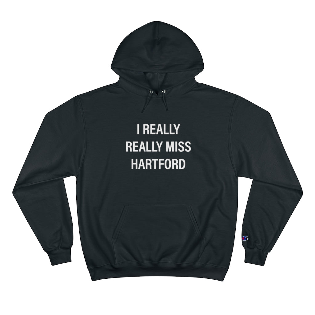 I Really Really Miss Hartford Champion Hoodie   Proceeds of this collection go to help Finding Connecticut’s website and brand. Free USA shipping.  Click here to go back to our home page 

I Realy Really Miss Hartford // Hartford CT champion hoodie sweatshirt /// finding connecticut