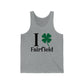 Fairfield Connecticut St. Patrick's Day shirt, I Clover Fairfield