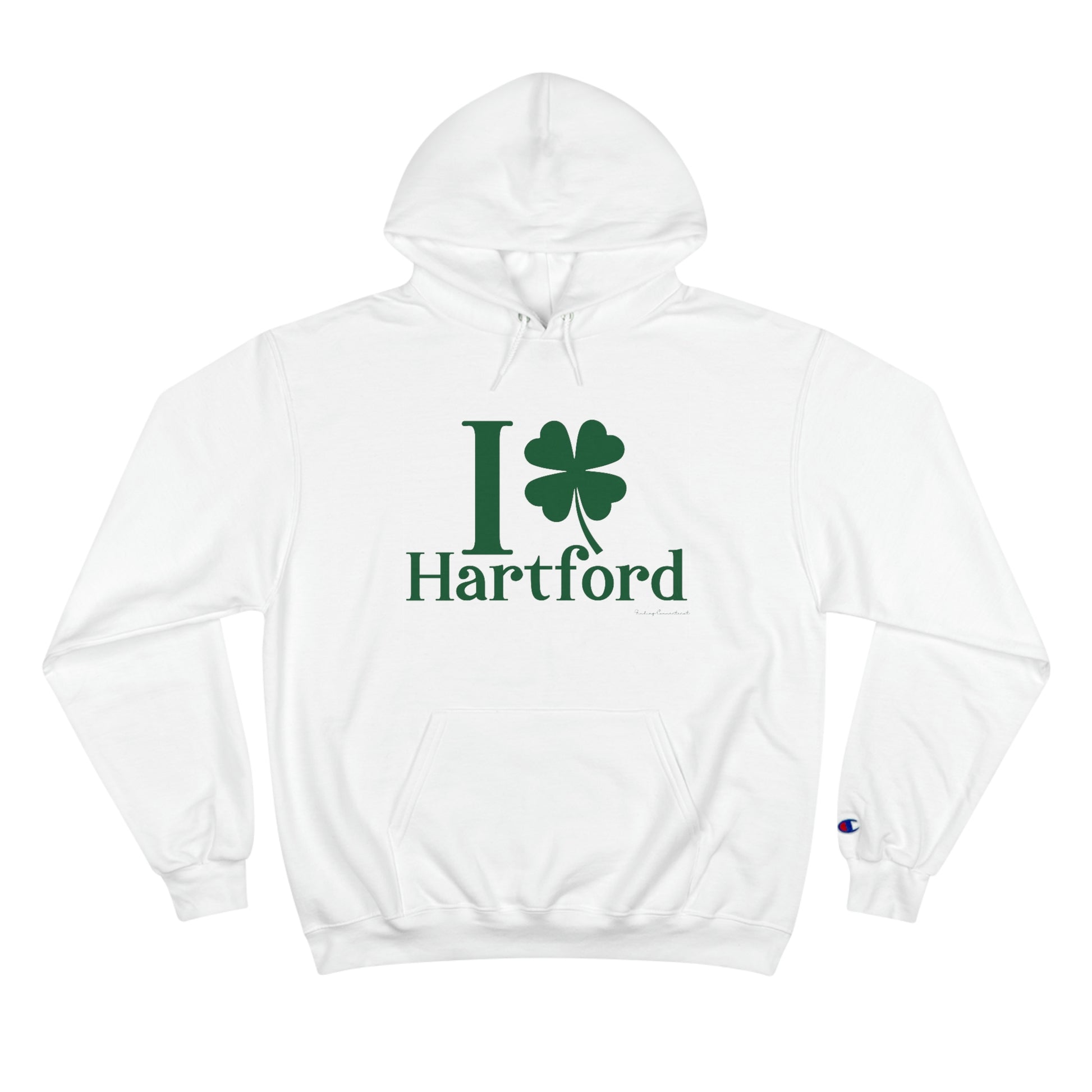 Hartford Connecticut St. Patrick’s Day shirt, I Clover Hartford 

I clover hartford /// hartford CT st patricks day unisex  champion hoodie sweatsshirt// finding connecticut