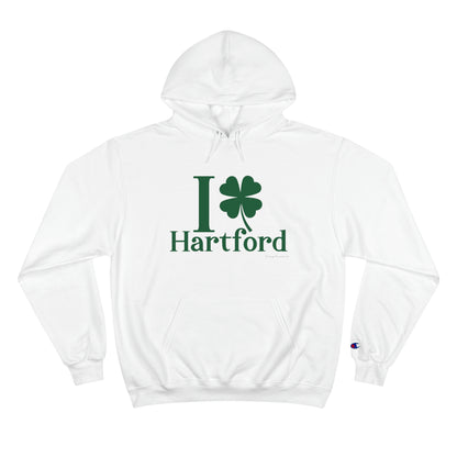 Hartford Connecticut St. Patrick’s Day shirt, I Clover Hartford 

I clover hartford /// hartford CT st patricks day unisex  champion hoodie sweatsshirt// finding connecticut