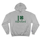 Hartford Connecticut St. Patrick’s Day shirt, I Clover Hartford 

I clover hartford /// hartford CT st patricks day unisex  champion hoodie sweatsshirt// finding connecticut