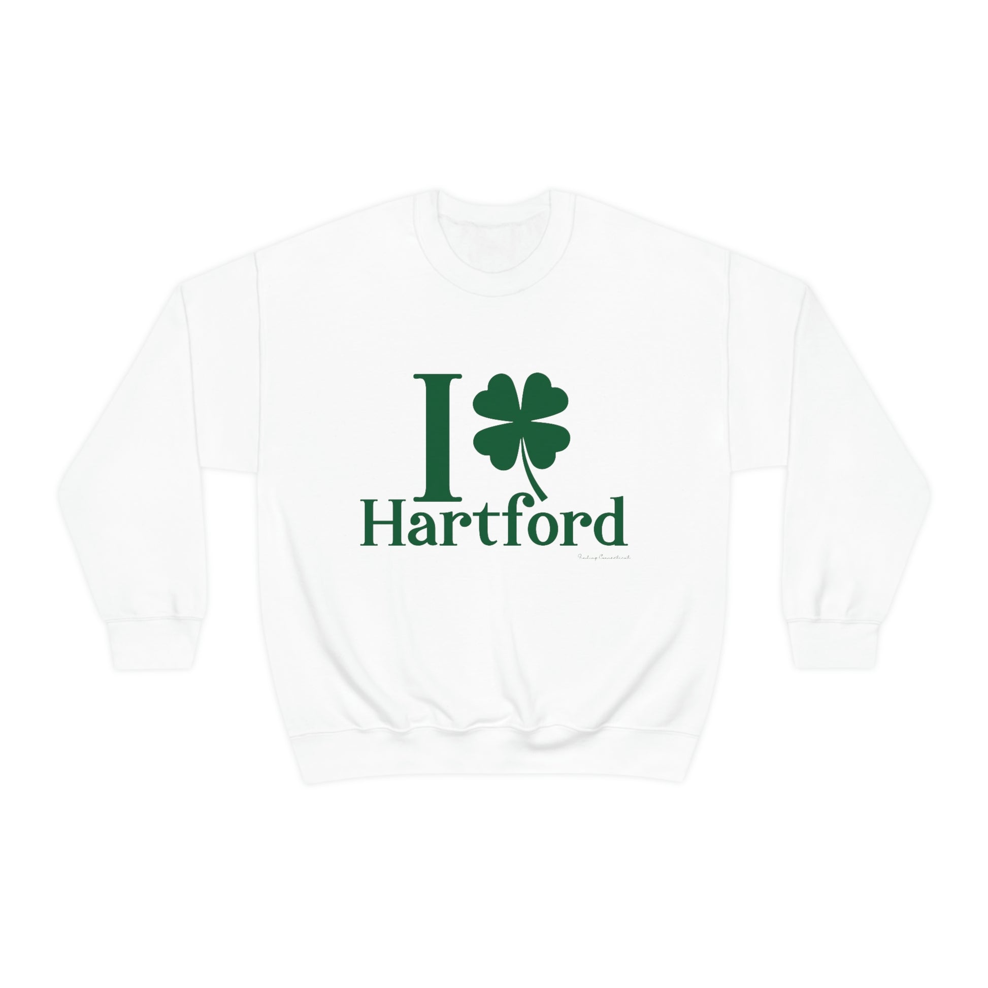 Hartford Connecticut St. Patrick’s Day shirt, I Clover Hartford 
I clover hartford /// hartford CT st patricks day unisex  sweattshirt / finding connecticut