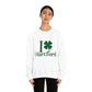 I clover hartford /// hartford CT st patricks day unisex  sweattshirt / finding connecticut