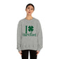 I clover hartford /// hartford CT st patricks day unisex  sweattshirt / finding connecticut