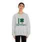 I clover hartford /// hartford CT st patricks day unisex  sweattshirt / finding connecticut