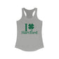 Hartford Connecticut St. Patrick’s Day shirt, I Clover Hartford 

I clover hartford /// hartford CT st patricks day womens tank top shirt / finding connectict