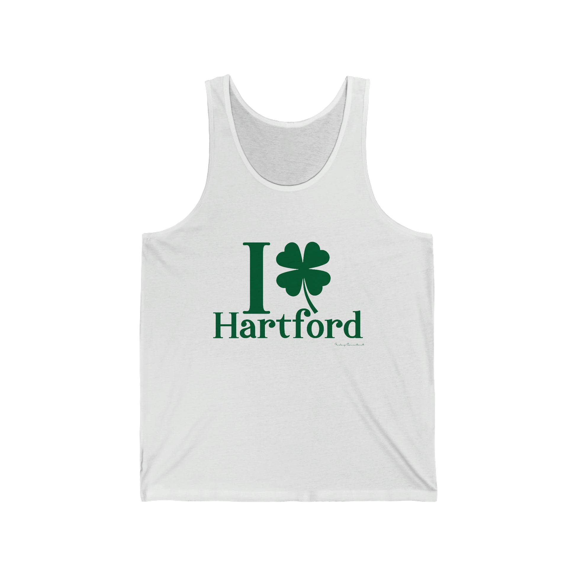 Hartford Connecticut St. Patrick’s Day shirt, I Clover Hartford 

I clover hartford /// hartford connecticut st patricks day unisex tank top shirt // finding connecticut