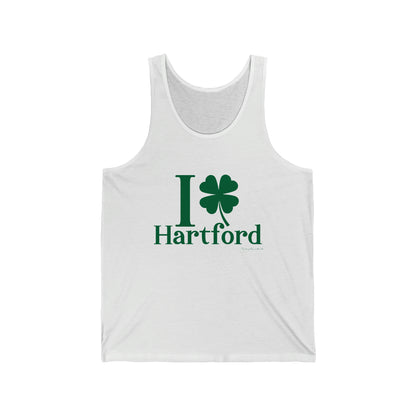 Hartford Connecticut St. Patrick’s Day shirt, I Clover Hartford 

I clover hartford /// hartford connecticut st patricks day unisex tank top shirt // finding connecticut