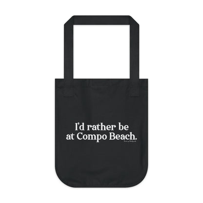 I'd rather be at Compo Beach tote bag // Compo Beach and Westport Connecticut gifts and merch // Finding Connecticut 