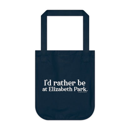 I'd rather be at Elizabeth Park tote bag // west hartford connecticut gifts and merch // finding connectiuct 