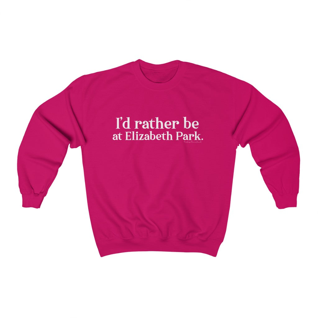 I’d rather be at Elizabeth Park Sweatshirts.  West Hartford Connecticut tee shirts, hoodies sweatshirts, mugs, and other apparel, home gifts, and souvenirs. Proceeds of this collection go to help Finding Connecticut’s brand. Free USA shipping. 

I'd rather be at Elizbabeth Park // Elizabeth Park Hartford Ct // finding connecticut