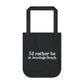 I"d rather be at Jennings Beach tote bag // fairfield connecticut gifts and merch // finding connecticut 