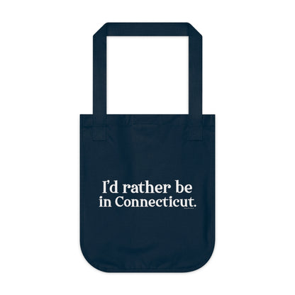 I'd rather be in Connecticut tote bag // connecticut gifts and merch // finding connecticut 