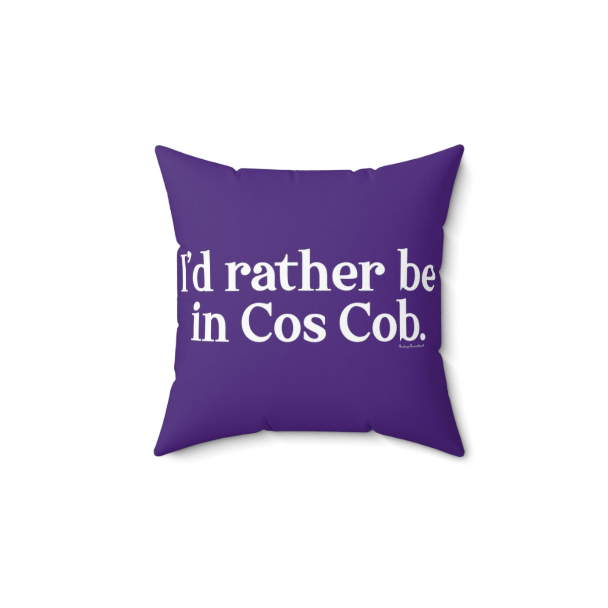 I'd rather be in Cos Cob // Cos Cob Greenwich CT pillow // finding connecticut  