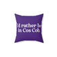 I'd rather be in Cos Cob // Cos Cob Greenwich CT pillow // finding connecticut  