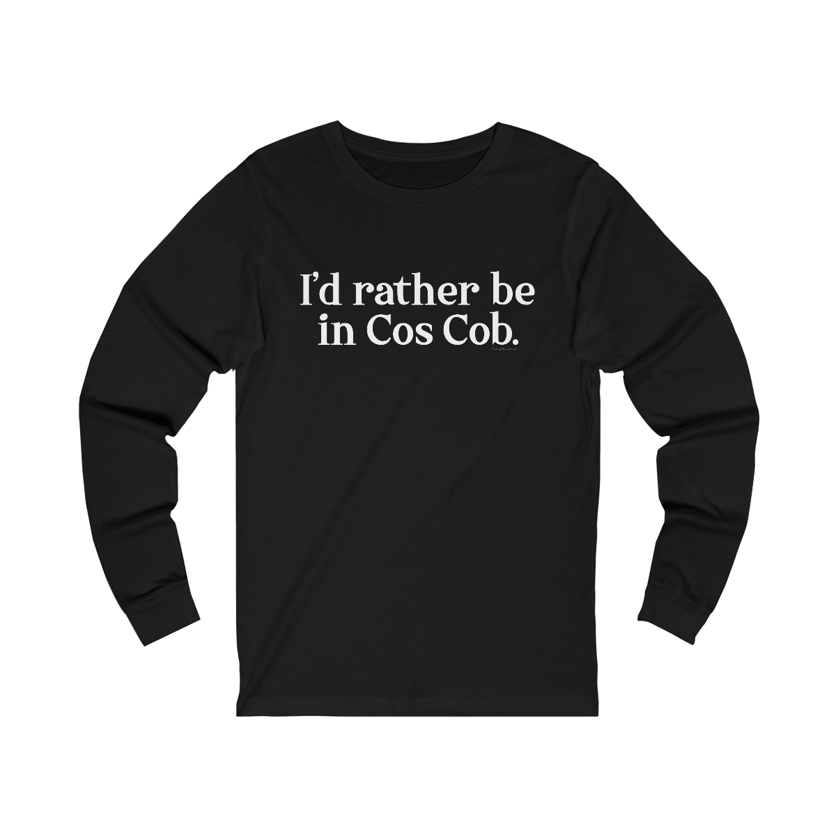 I'd rather be in cos cob unisex long sleeve tee shirt

I'd rather be in Cos Cob // Cos Cob Greenwich CT unisex long sleeve shirt // finding connecticut