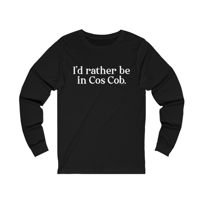 I'd rather be in cos cob unisex long sleeve tee shirt

I'd rather be in Cos Cob // Cos Cob Greenwich CT unisex long sleeve shirt // finding connecticut