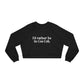 I'd rather be in Cos Cob // Cos Cob Greenwich CT womens cropped sweatshirt   // finding connecticut