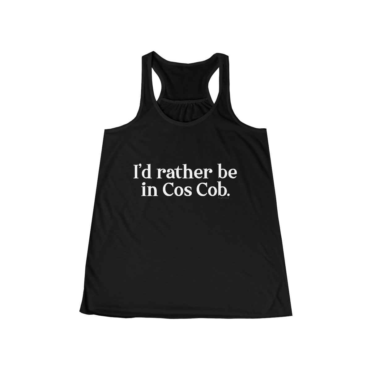 I'd rather be in cos cob womens tank top shirt 

I'd rather be in Cos Cob // Cos Cob Greenwich CT womens flowy tank top shirts  // finding connecticut